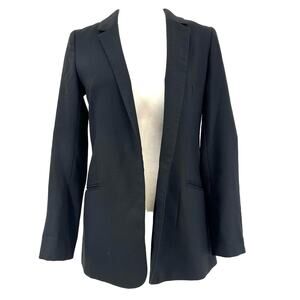 Cos Black Wool Single Breasted Single Button Jacket Blazer (EU 34 - US4)‎